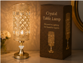Luxury Crystal Bedside Lamp with Warm Ambient Lighting