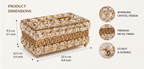 Luxury Crystal Tissue Box – Elegant Decorative Tissue Holder